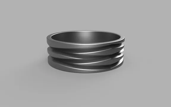 Fingerring aus Titan